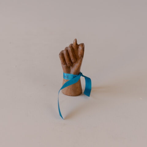 Mini Figa Madeira Clara – Azul Turquesa