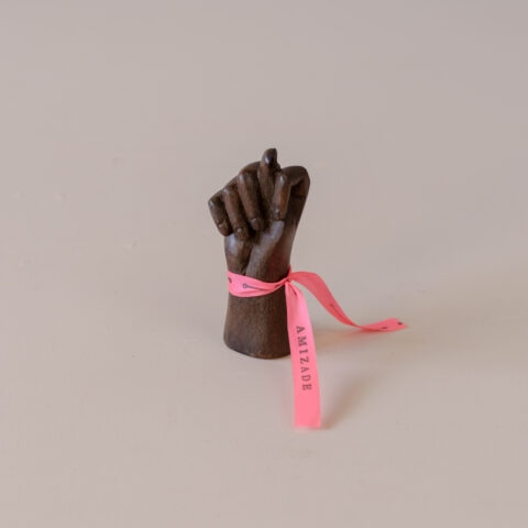 Mini Figa Madeira Escura – Rosa