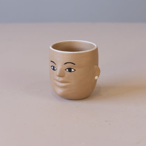 Vasinho Rosto Cerâmica Jequitinhonha