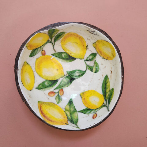 Cuia de Coco Tita – Limão