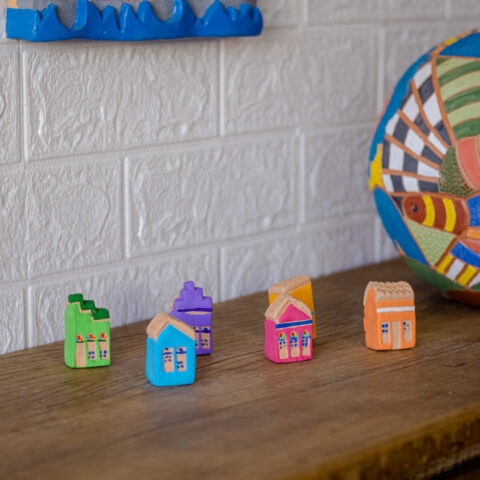 Conjunto Casinhas Açorianas para Parede