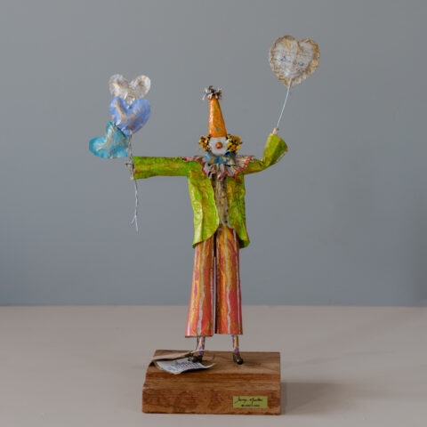 Escultura em Papietagem – Palhaço