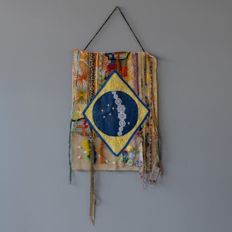 Flâmula de Tecido Bandeira do Brasil (G3)