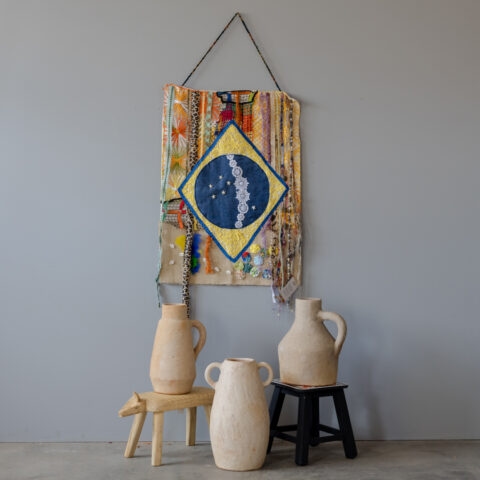 Flâmula de Tecido Bandeira do Brasil (G3)