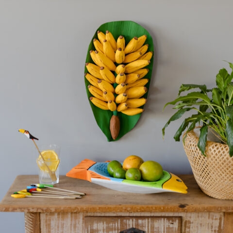 Gamela de Peixe em Madeira Caiçara (G2)