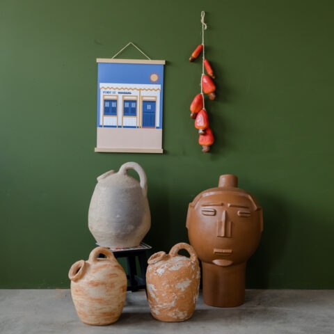 Jarro Bojudo em Cerâmica (G) – Família Nazaré