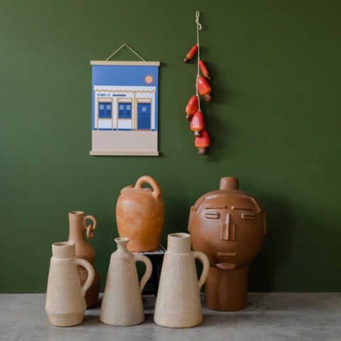 Jarro Boca Larga em Cerâmica (M) – Família Nazaré