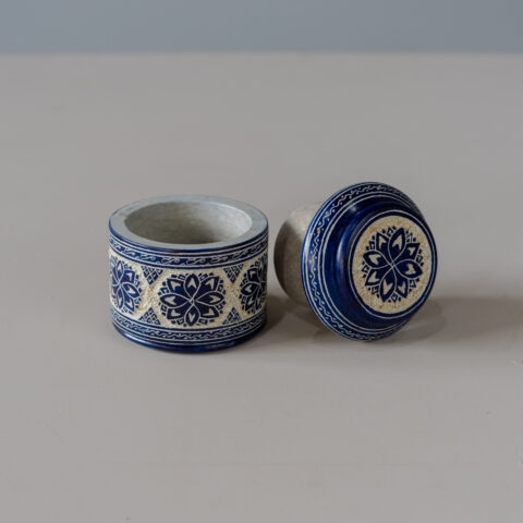 Manteigueira de Pedra-Sabão – Azul