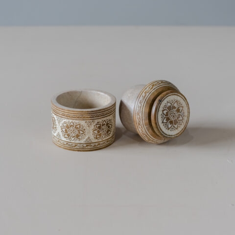 Manteigueira de Pedra-Sabão – Bege