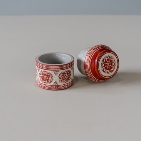 Manteigueira de Pedra-Sabão – Vermelha