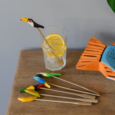 Mexedor de Caipirinha em Madeira Caiçara – Banana