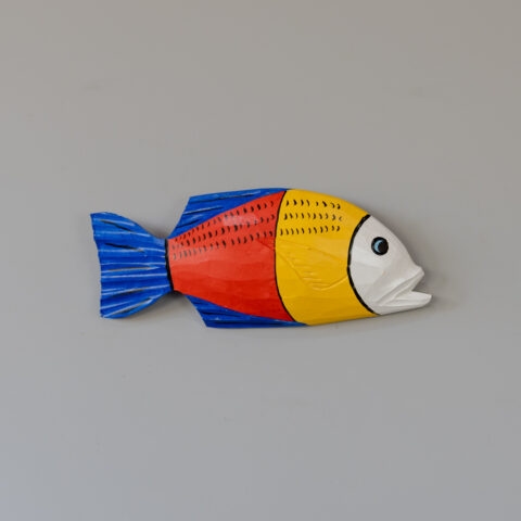 Peixe de Parede em Madeira Caiçara (G4)