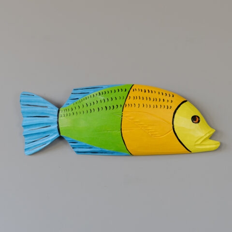 Peixe de Parede em Madeira Caiçara (GG2)