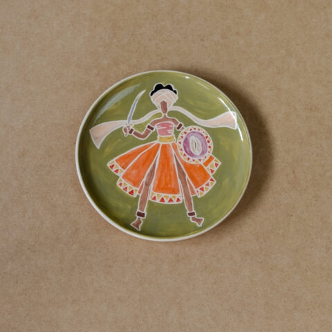 Prato Decorativo em Cerâmica – Obá