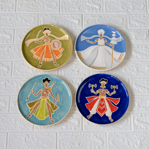Prato Decorativo em Cerâmica – Obá