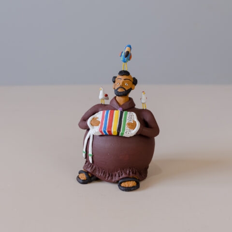 São Francisco em Cerâmica Leonildo – Sanfoneiro