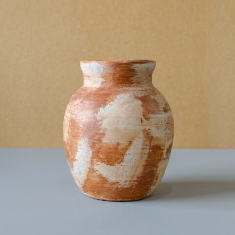 Vaso Boca Larga em Cerâmica Mesclada – Família Nazaré