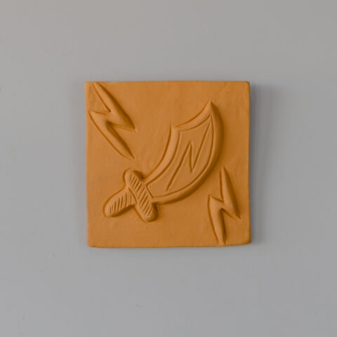 Placa de Parede em Cerâmica Iansã