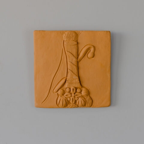 Placa de Parede em Cerâmica Obaluaê