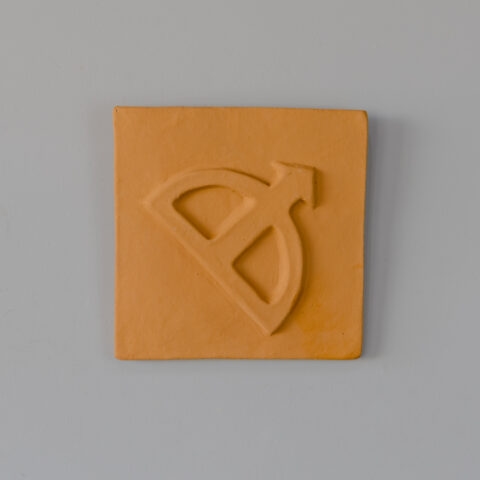 Placa de Parede em Cerâmica Oxóssi