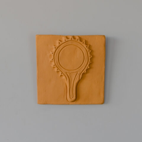 Placa de Parede em Cerâmica Oxum