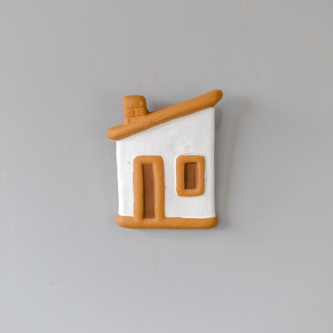 Casinha de Parede em Cerâmica Diagonal – Branco