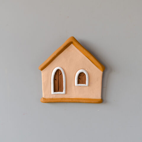 Casinha de Parede em Cerâmica (M) – Salmão