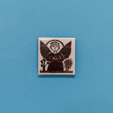 Mini Azulejo de Parede J. Borges – O Anjo do Bem
