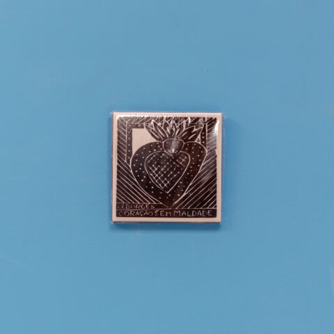 Mini Azulejo de Parede J. Borges – Coração Sem Maldade