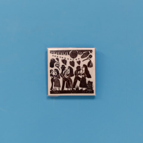 Mini Azulejo de Parede J. Borges – Forró