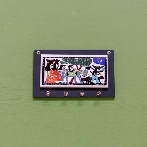 Porta-Chaves Azulejo J. Borges – Trabalhadores Rurais