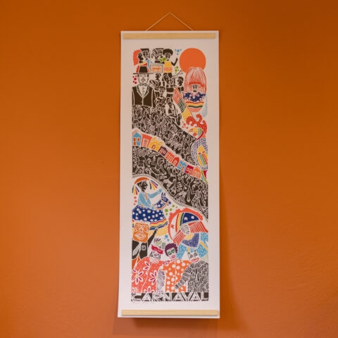 Xilogravura Bacaro Borges (GG): Carnaval