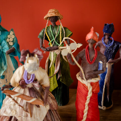 Orixá em Palha de Milho – Oxóssi