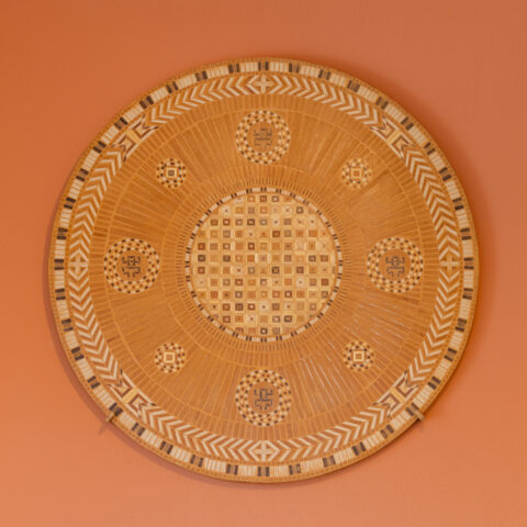 Mandala em Marchetaria para Parede – Labirinto